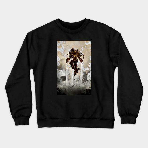 Steampunk Iron Man Crewneck Sweatshirt by marat